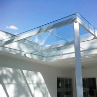Instalação de coberturas de vidro em sacadas, quintais e coberturas